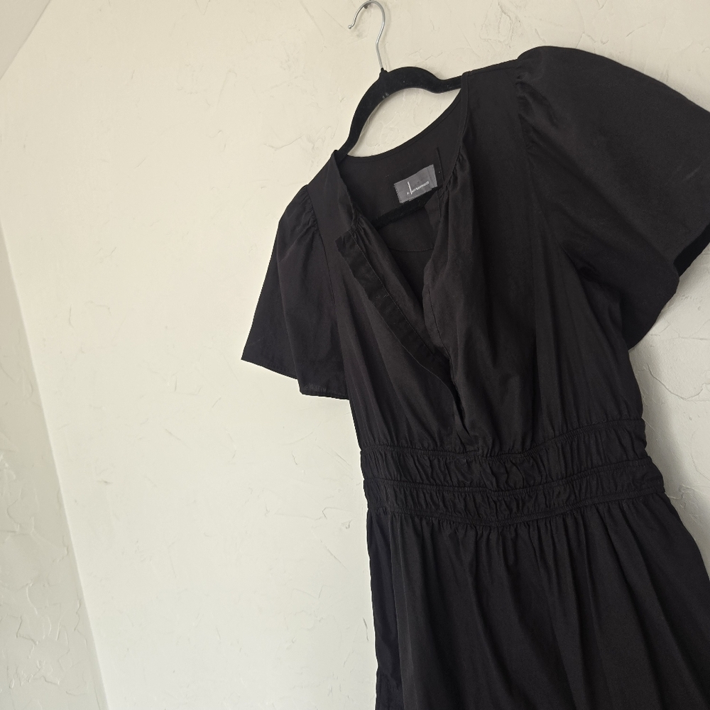 Anthropologie Cotton Black Somerset Dress, S - Picture 6 of 10